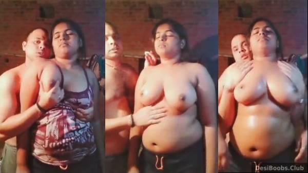 Nude Large Breasts Massaged - Cheating wife big boobs massage by devar - Village porn bf