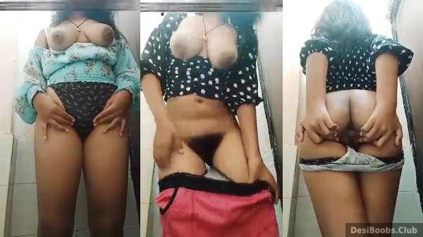 600px x 337px - Marwadi sexy boobs girl shows hairy pussy on nude selfie cam