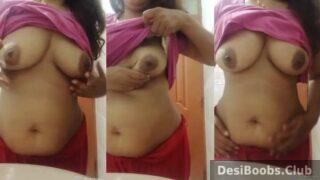 Noida big boobs bhabhi showing nude pussy and ass!