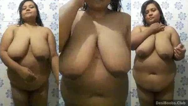 Chubby Girl Fondling - Desi huge saggy tits of nude fat girl - Bengali cam porn bf