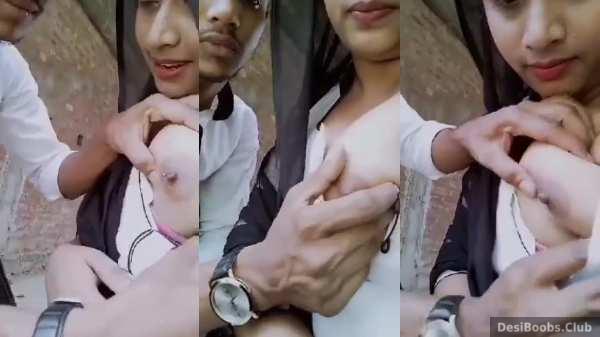 600px x 337px - Indian big tits Muslim girl breastfeeding lover on camera