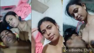 Indian women loves to have boobs sucking